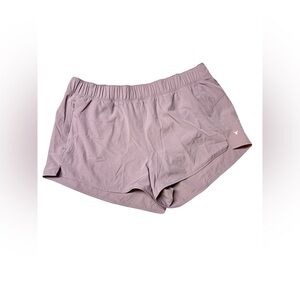 Old Navy Active Quick Dry Shorts Sz Large Purple / Mauve Built-In Liner Pockets